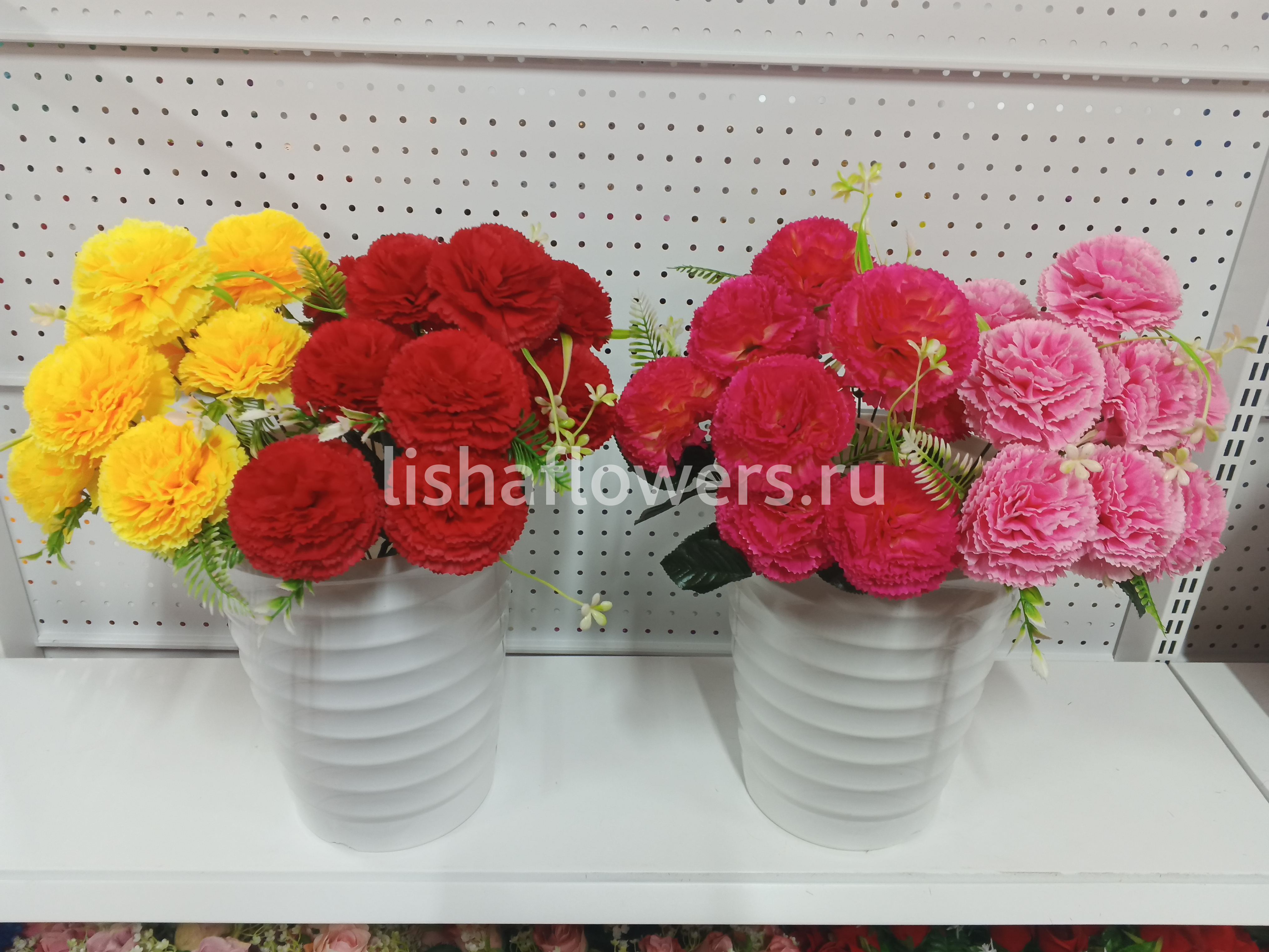 Букет гвоздики 9в 9г 52см.Арт.W130  